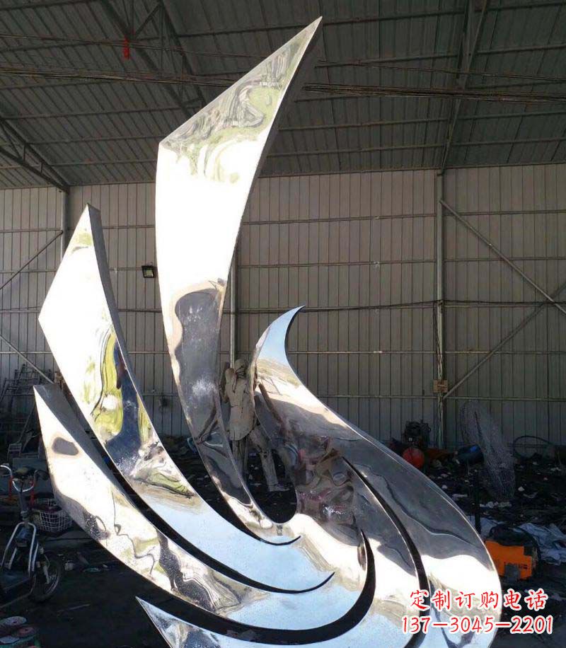 甘肃精巧不锈钢和平鸽雕塑