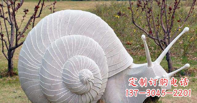 甘肃抽象不锈钢蜗牛雕塑
