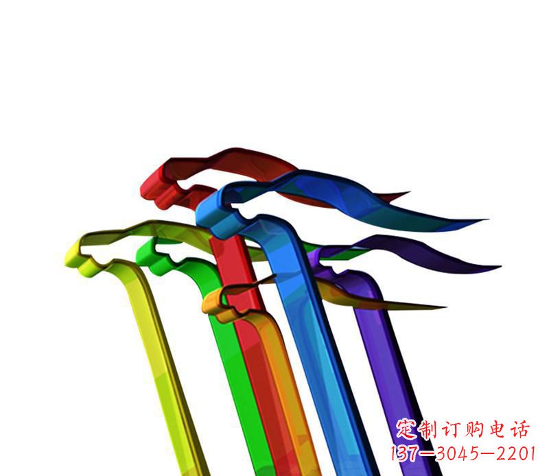 甘肃欣赏性强的不锈钢飞翔飘带景观雕塑
