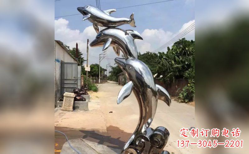 甘肃产品名称优雅海豚雕塑