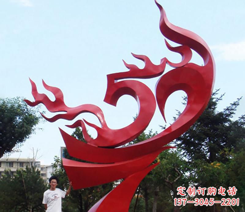 甘肃梦幻飘带景观雕塑