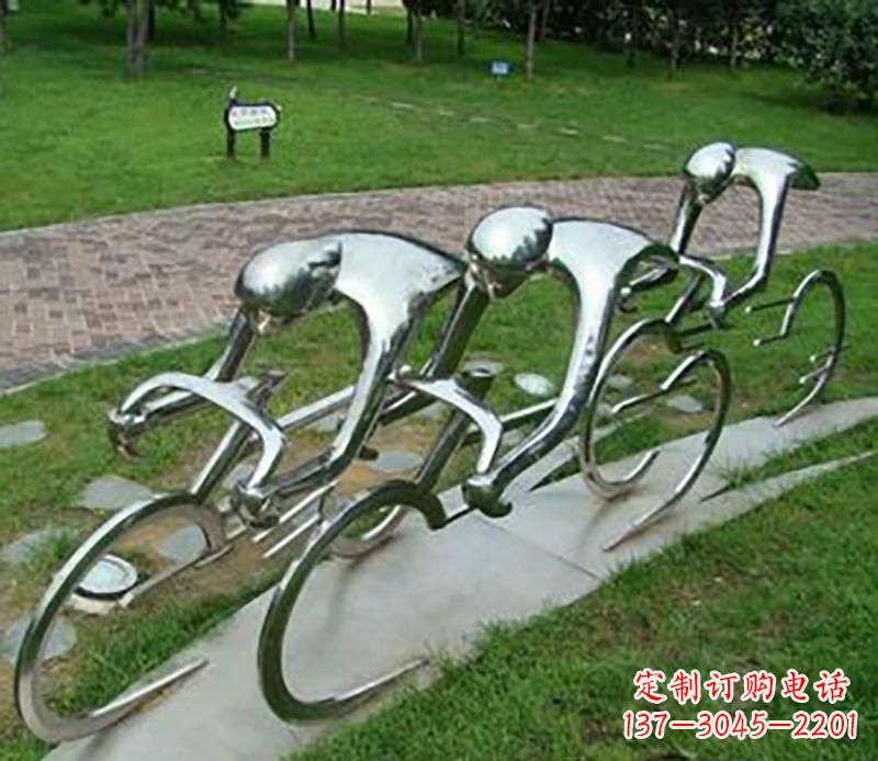 甘肃西安中领雕塑——骑行出美好,独自发现!
