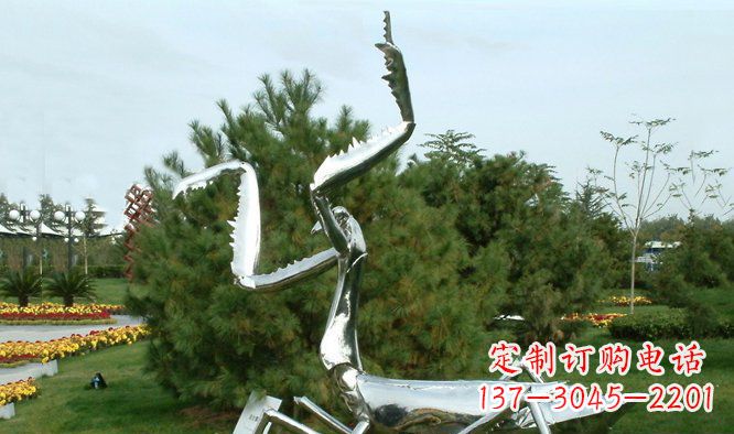 甘肃优雅大气的不锈钢螳螂雕塑