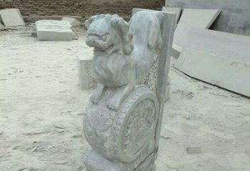 甘肃精美石门墩雕塑，缔造绝色佳作