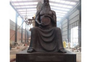 甘肃伏羲铜雕塑，精雕细琢的精美艺术品