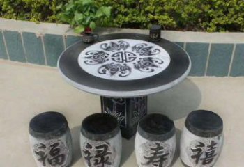 甘肃传统工艺福禄寿喜雕塑
