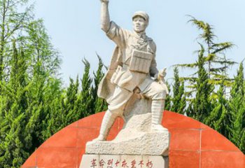 甘肃董存瑞石雕为共和国献身的英雄记忆