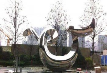 甘肃新品发布不锈钢抽象鲸鱼雕塑