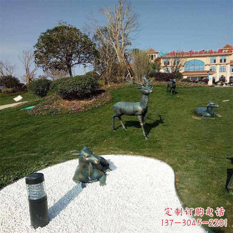 甘肃精美铜雕动物摆件