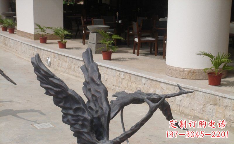 甘肃中领雕塑精美大雁铜雕