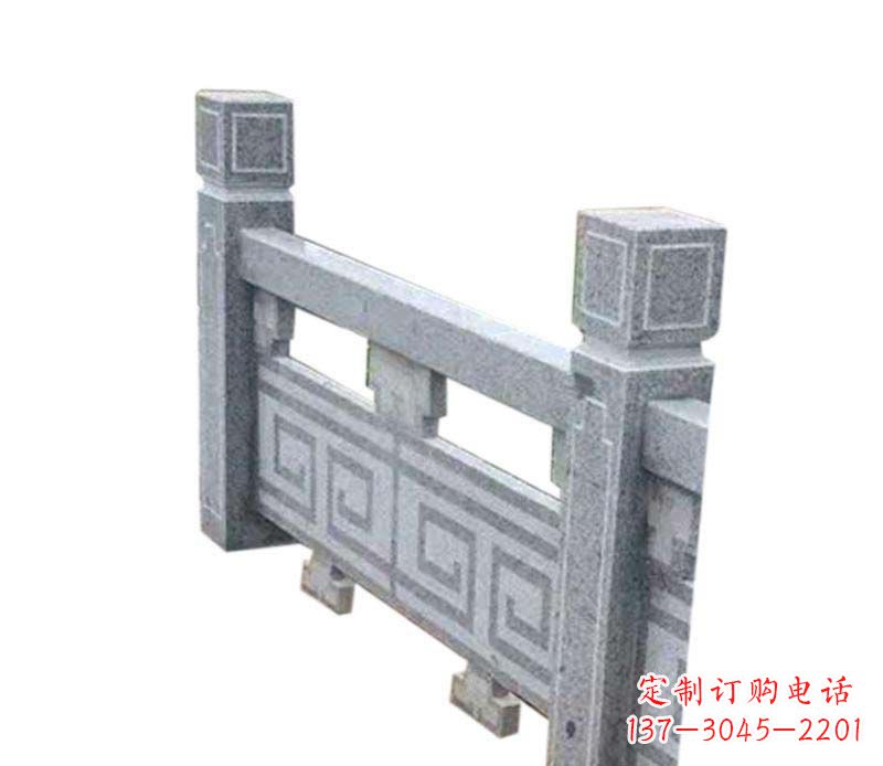 甘肃精美大理石护城河栏板雕塑