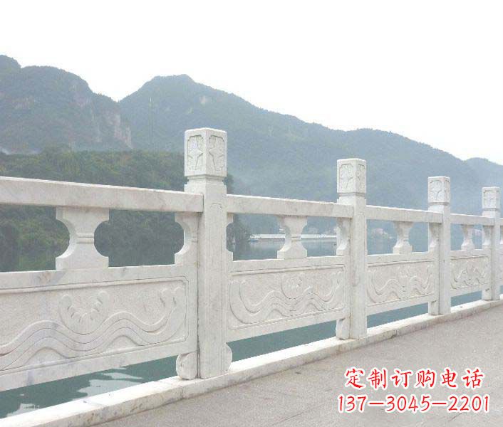 甘肃高品质公园大理石栏板景观石雕