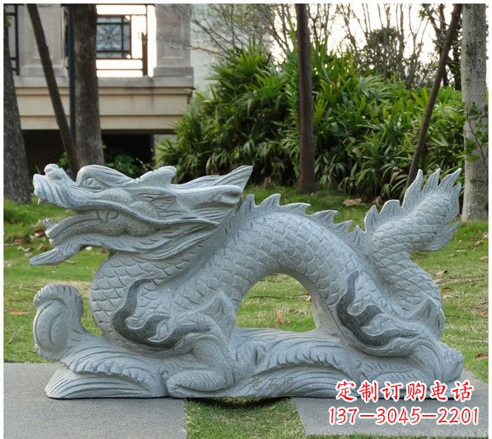 甘肃公园大理石龙雕塑222