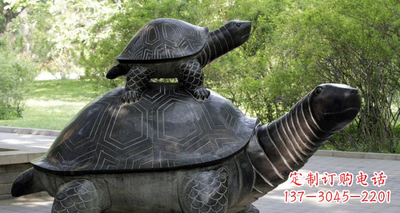 甘肃铜质乌龟景观雕塑