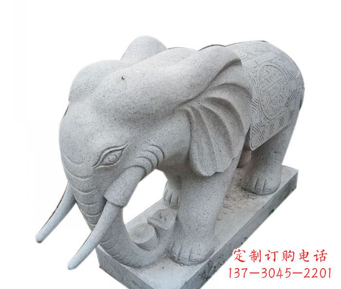 甘肃精美绝伦的大象大理石雕塑