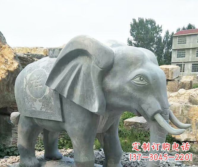 甘肃精美大象雕塑,装点你的公园