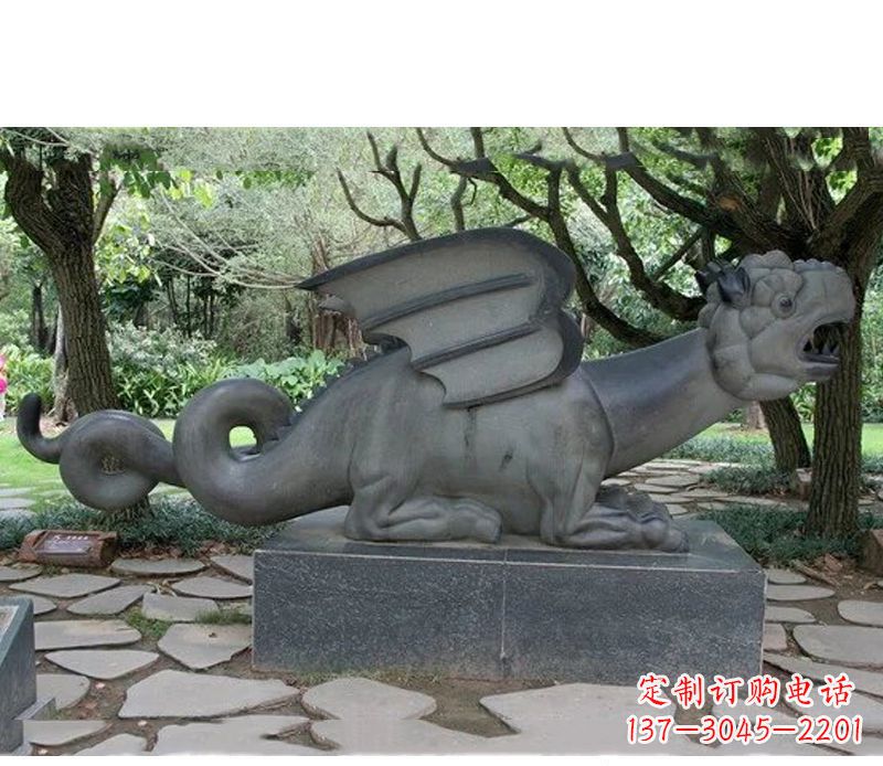 甘肃领雕塑 - 公园级恐龙石雕