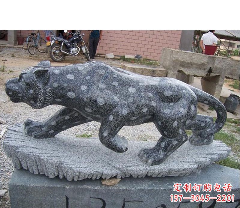 甘肃华美动物猎豹石雕