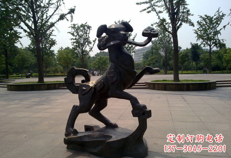 甘肃精美动物铜雕