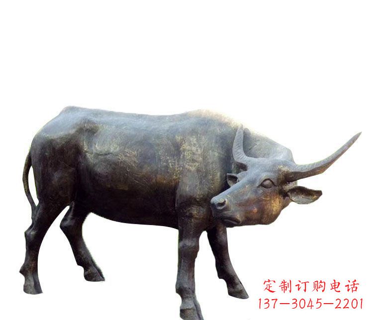 甘肃优质静谧水牛铜雕