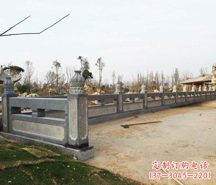 甘肃公园仿古石栏板景观石雕