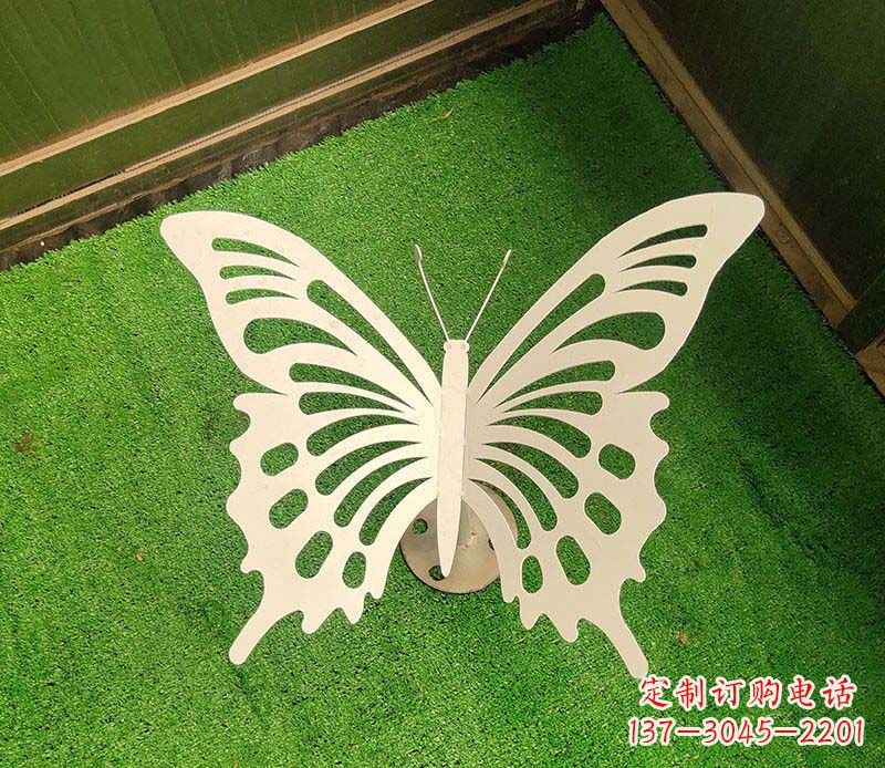 甘肃优雅迷人的蝴蝶不锈钢雕塑