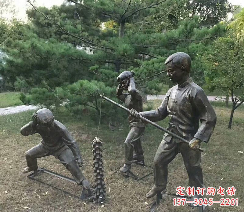 甘肃珍贵的童年回忆——儿童铜雕