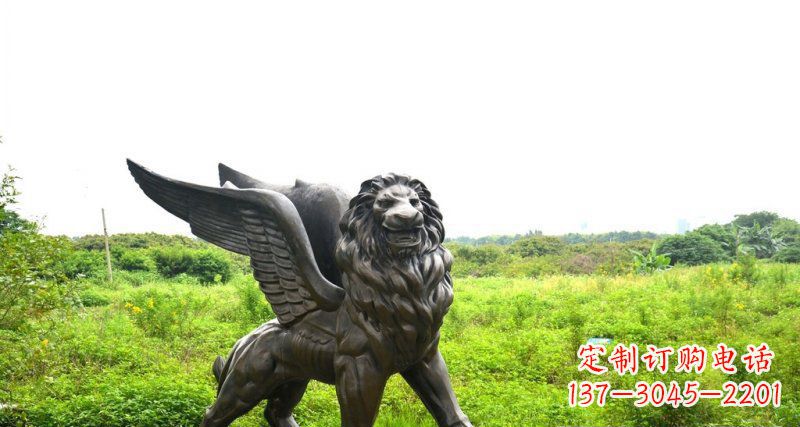 甘肃中领雕塑精美的动物铜雕