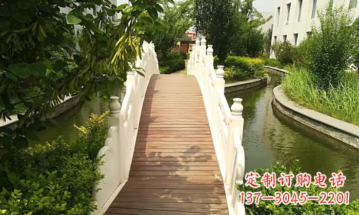甘肃公园汉白玉石拱桥 (5)