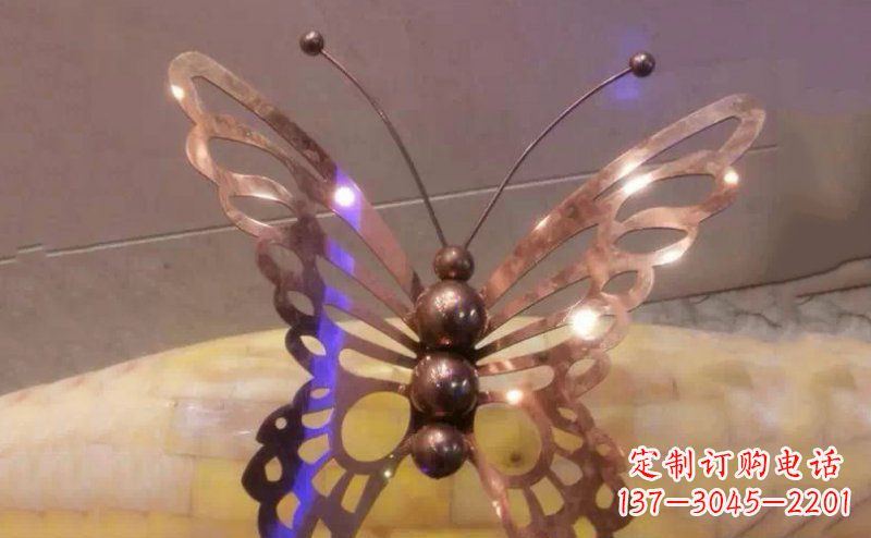 甘肃高品质不锈钢蝴蝶雕塑