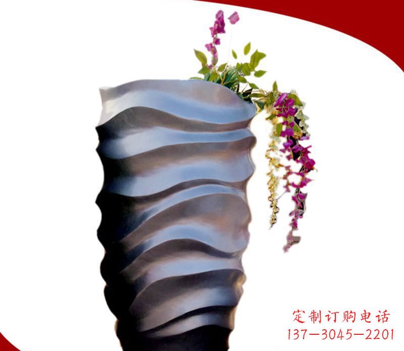 甘肃领雕塑花盆景观雕塑