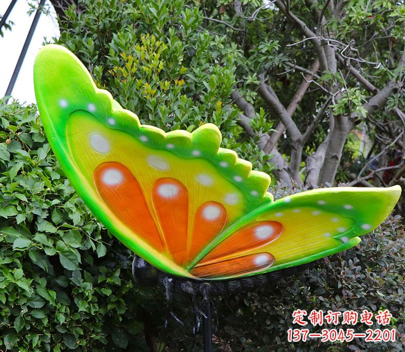甘肃玻璃钢仿真蝴蝶雕塑