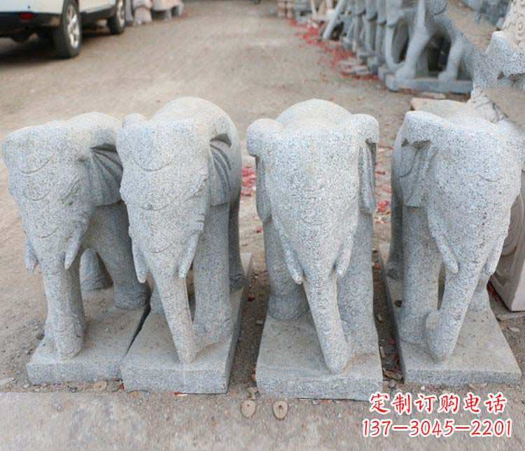 甘肃优雅流畅的大象雕塑