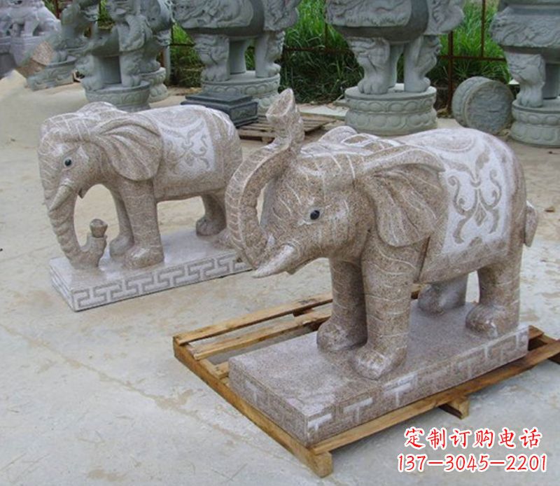 甘肃精美大象雕塑