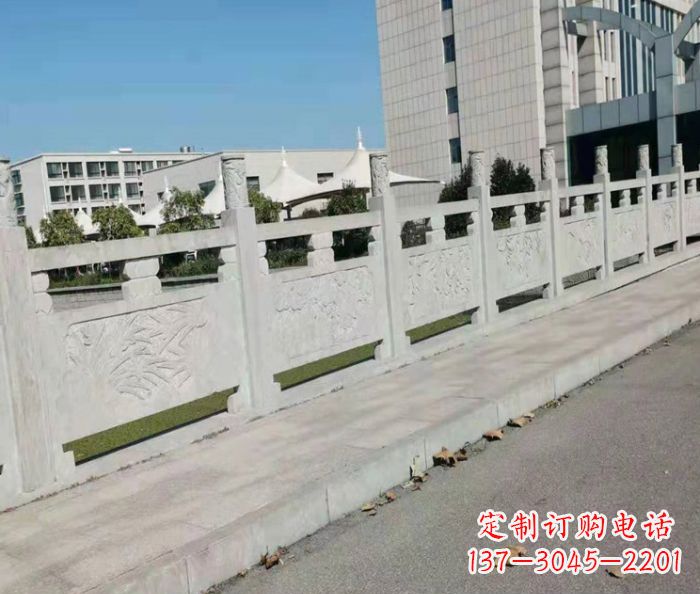 甘肃精美大理石浮雕栏板