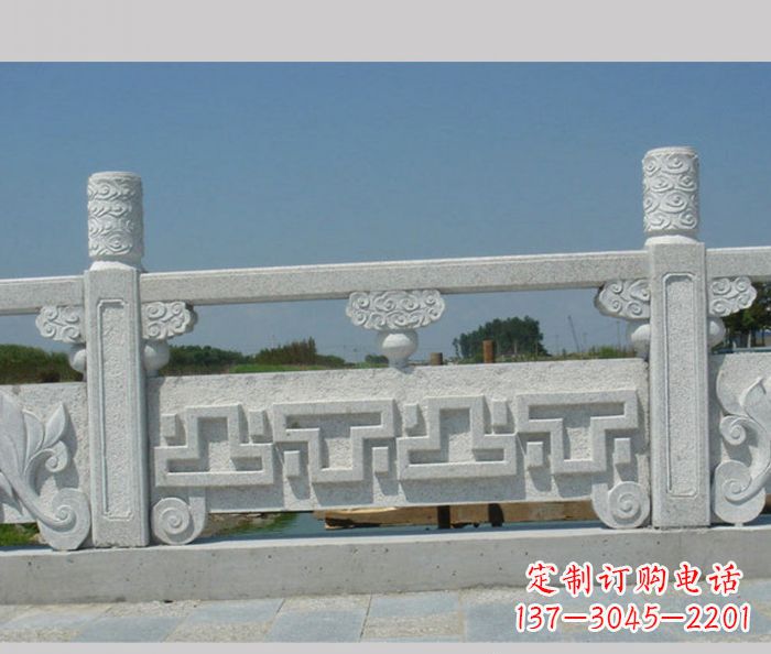甘肃公园景观大理石栏板雕塑