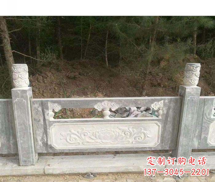 甘肃大理石栏板石雕艺术品