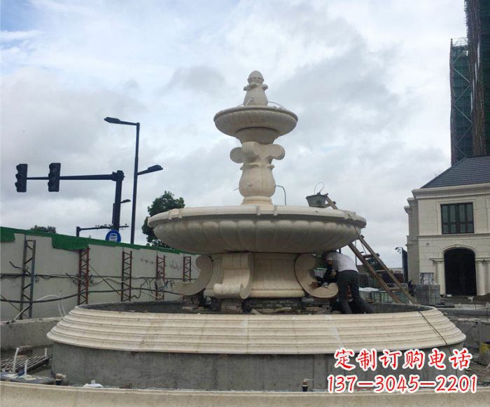 甘肃公园景观大型喷泉石雕