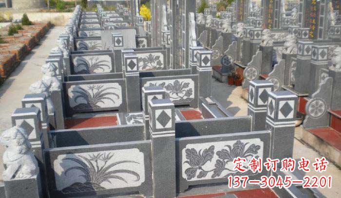 甘肃浪漫传统的仿古石栏板雕塑