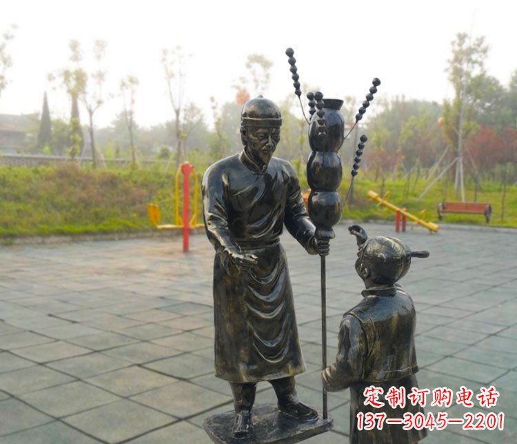 甘肃精美仿铜葫芦雕塑