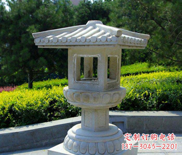 甘肃公园景观小型石灯雕塑