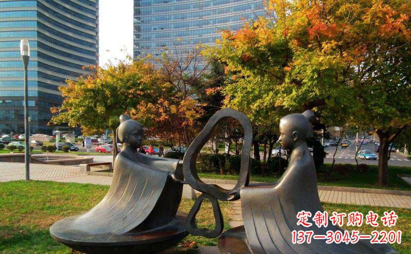 甘肃传承传统文化,精心打造精美孔融雕塑