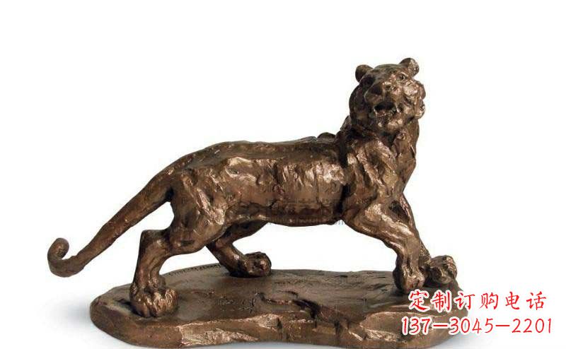 甘肃老虎铜雕中领雕塑为您打造精致细腻的雕塑作品