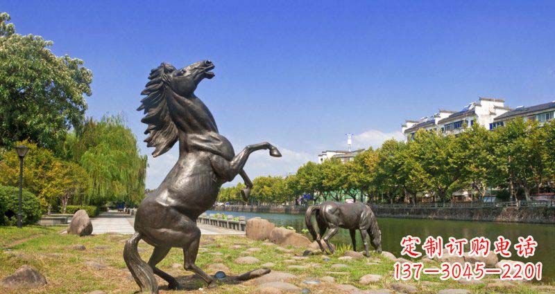 甘肃中领雕塑精美动物铜雕