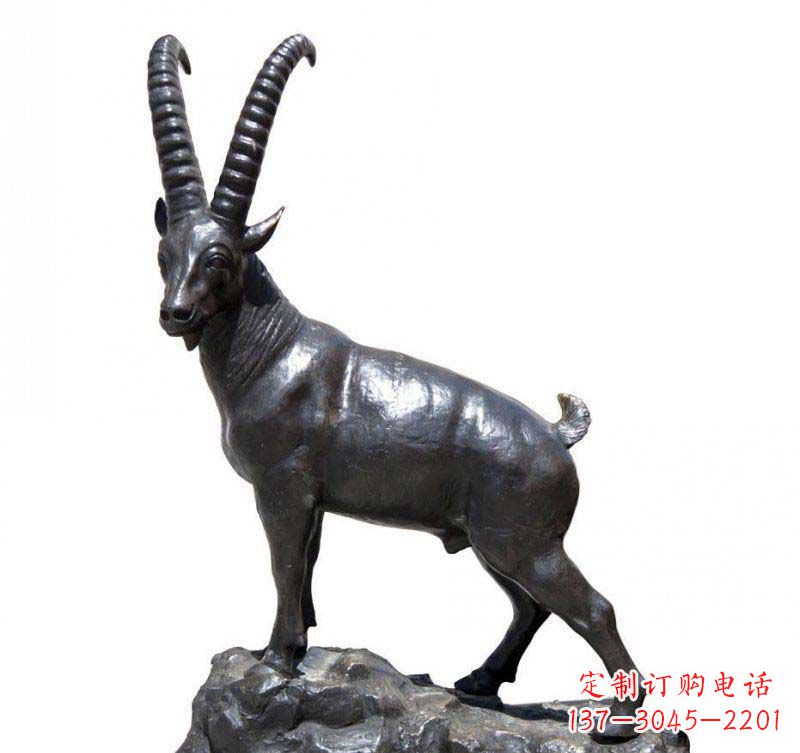 甘肃铜雕羚羊,精美外形及细节刻画精美