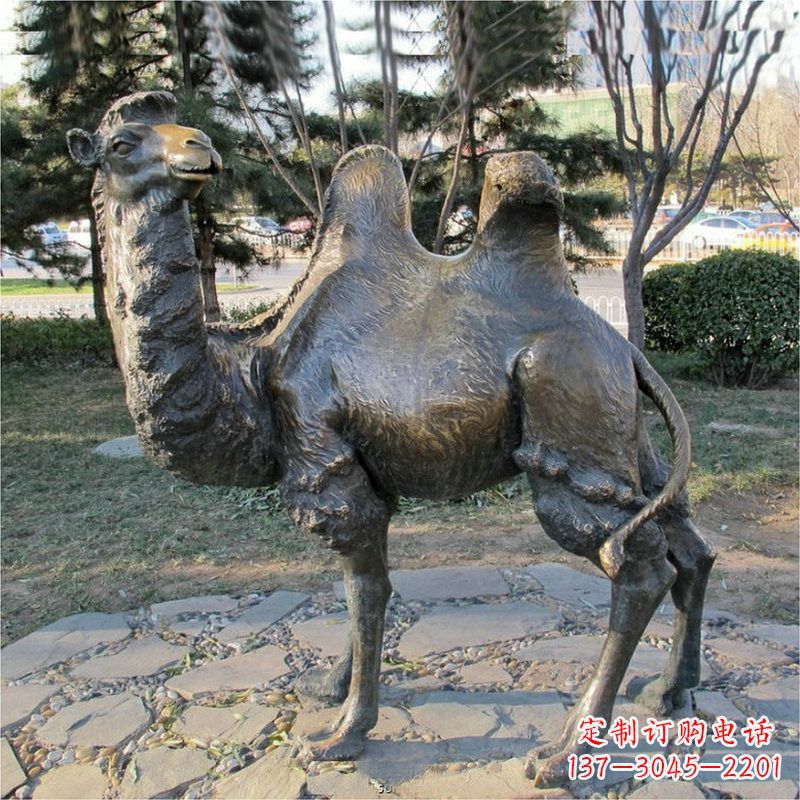 甘肃精美绝伦的室内装饰品——骆驼铜雕