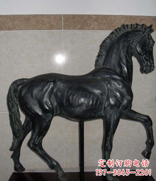 甘肃马动物铜雕景观雕塑