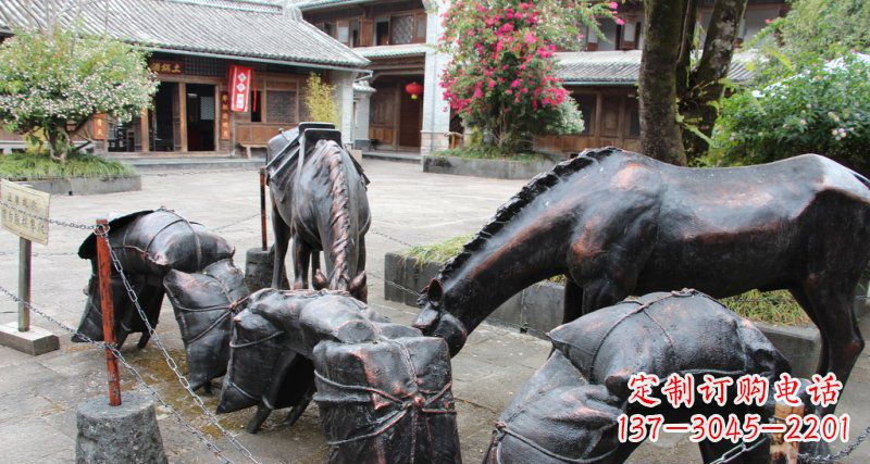 甘肃中领雕塑定制的铜动物雕塑