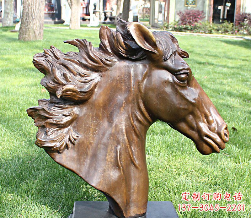 甘肃马头铜雕工艺品