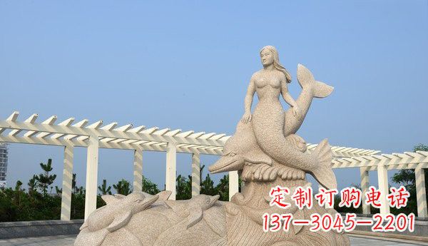 甘肃中领雕塑 | 精致海豚雕塑